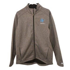 Champion Grand Valley Lakers Men's Gray Zip Up Jacket Size Medium